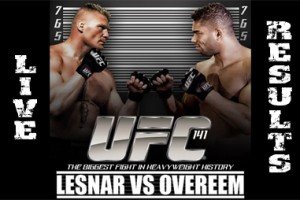 UFC 141: Lesnar vs. Overeem Live Results