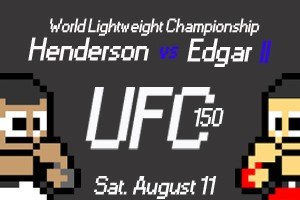 8-Bit MMA Poster: UFC 150